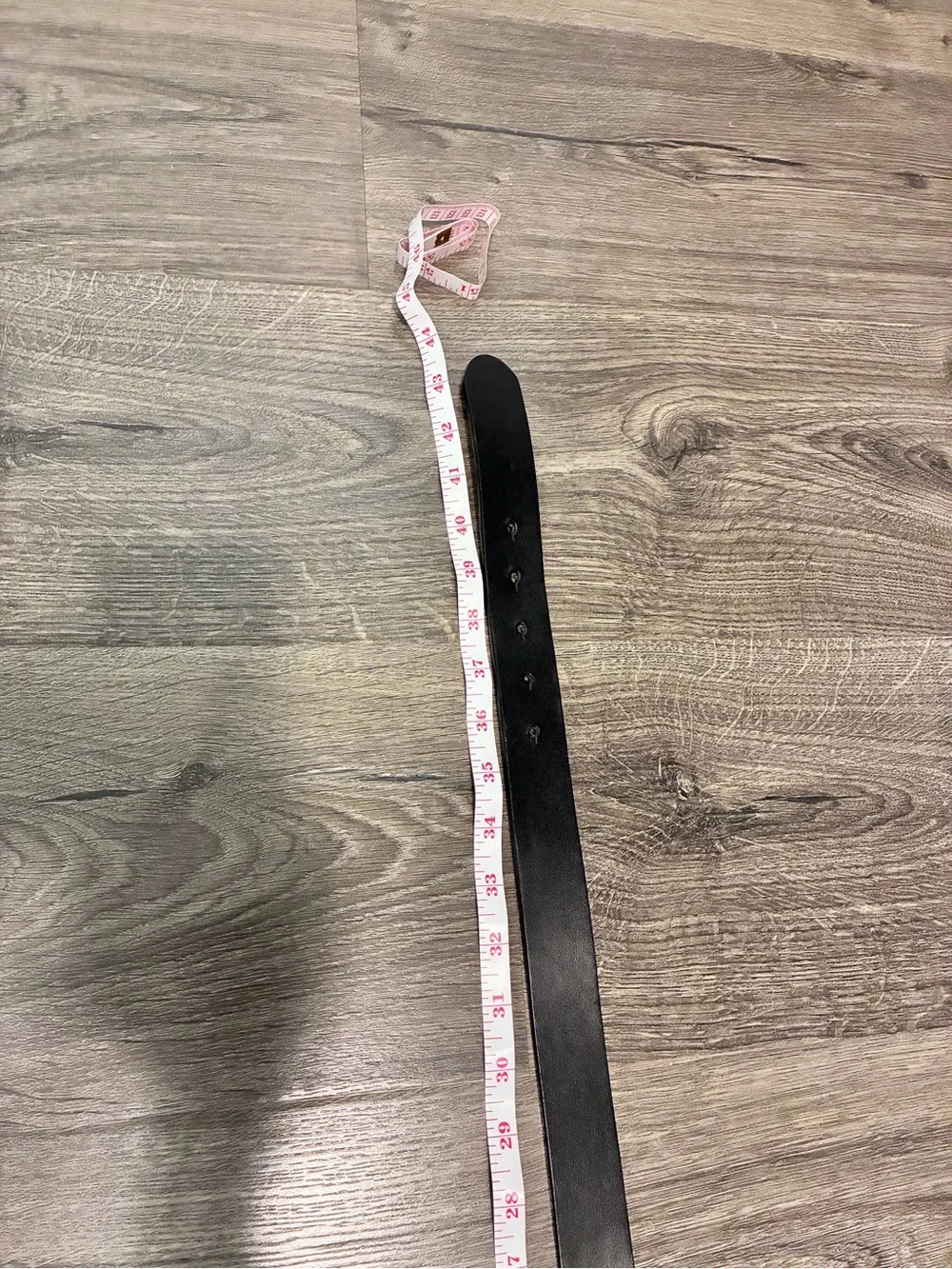 Banana Republic Black Leather Belt with Minimalist Rectangular Buckle